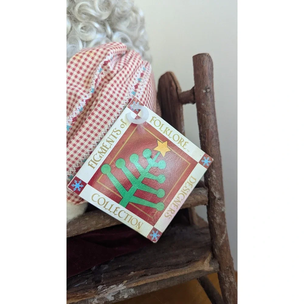 Vintage Figments of Folklore Collection Santa Claus Twig Chair